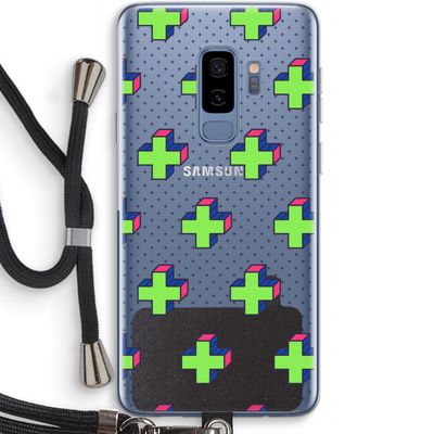 8-bit N°10: Samsung Galaxy S9 Plus Transparant Hoesje met koord