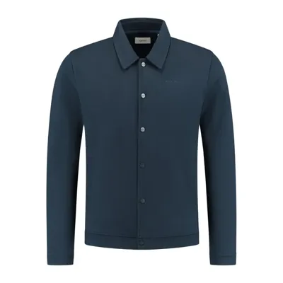 Pure Path Punta Overshirt Heren Donkerblauw - Maat S - Kleur: Donkerblauw | Soccerfanshop