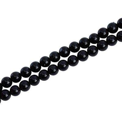Edelsteen Kralen Streng Zwarte Toermalijn (6 mm)
