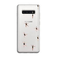 Dancing #1: Samsung Galaxy S10 4G Transparant Hoesje