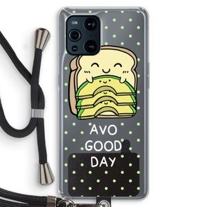 Avo Good Day: Oppo Find X3 Transparant Hoesje met koord