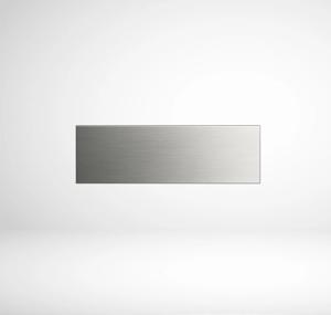 RVS rechthoekige plaat 60x40x3 mm (set van 2 stuks)