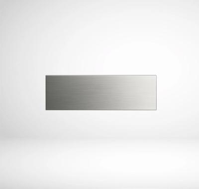 RVS rechthoekige plaat 80x40x3 mm (set van 2 stuks)