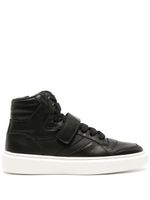 Doucal's high-top leather sneakers - Noir - thumbnail