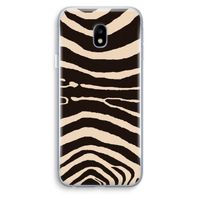 Arizona Zebra: Samsung Galaxy J3 (2017) Transparant Hoesje