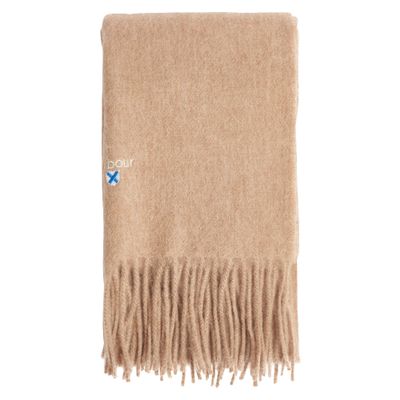 Scarf Plain Lambswool Brown