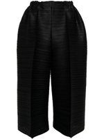 Pleats Please Issey Miyake pantalon court Thicker Bottoms 1 à plis - Noir - thumbnail