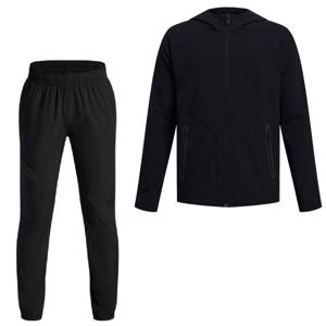 Under Armour Unstoppable Trainingspak Full-Zip Kids Zwart Donkergrijs
