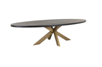 Eettafel Watson 235 - voet in 2 kleuren