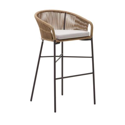 Kave Home Yanet barkruk H80 Beige