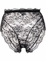 Dolce & Gabbana culotte en dentelle à taille haute - Noir - thumbnail