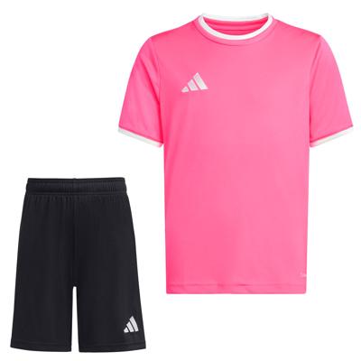 adidas Entrada 26 Voetbaltenue Kids Roze Zwart adidas Entrada 26 Voetbaltenue Kids Roze Zwart