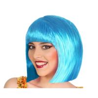 Pruik Blauw