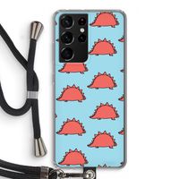 Dinosawrr: Samsung Galaxy S21 Ultra Transparant Hoesje met koord