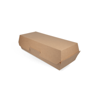 Panini/baguette box 26,5x12,2x7cm karton BIO