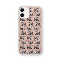 Zwarte poes: iPhone 12 mini Transparant Hoesje