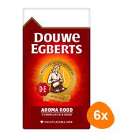 Douwe Egberts Aroma rood snelfilter - 6x 500g