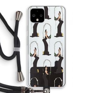 Pop Some Kim: Pixel 4 Transparant Hoesje met koord