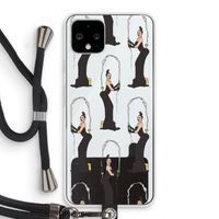 Pop Some Kim: Pixel 4 Transparant Hoesje met koord