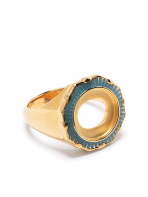 Maria Black bague Pop Moss - Or