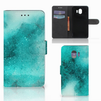 Hoesje Samsung Galaxy J4 2018 Painting Blue - thumbnail