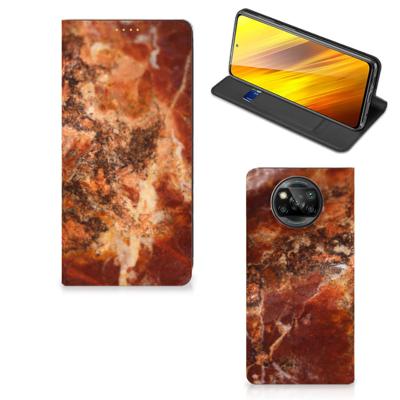 Xiaomi Poco X3 Pro | Poco X3 | Standcase | Marmer Bruin