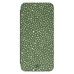 Samsung Galaxy A54 flipcase - Green dots