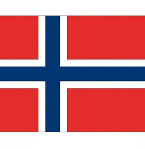 Stickers van de Noorse vlag