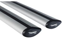 Twinny Load Dakdragerset fly bar 100 kg 124 cm aluminium zilver