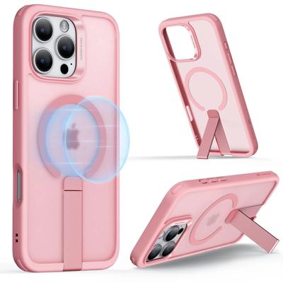 iPhone 16 Pro Max Boost Flickstand Case (HaloLock) - Frosted Pink