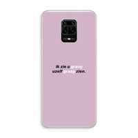 uzelf graag zien: Xiaomi Redmi Note 10 Lite Transparant Hoesje