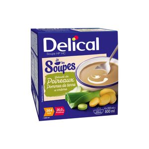 Delical Soep Prei, Aardappelen en Room 4x200ml