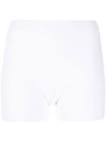 Alexander McQueen short court en maille - Blanc