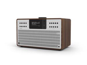 Revo SuperCD streaming stereo systeem walnoot/ zilver