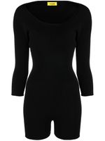 AERON combishort nervurée à encolure ronde - Noir AERON combishort nervurée à encolure ronde - Noir