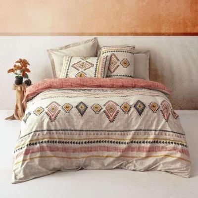 Beddengoedset - 1 dekbedovertrek 220 x 240 cm + 2 kussenslopen 60 x 60 cm - 100% katoen - Rood