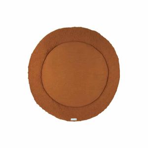 Meyco boxkleed rond knots camel Maat