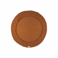Meyco boxkleed rond knots camel Maat Meyco boxkleed rond knots camel Maat