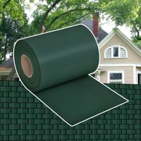 Tuinscherm 70x0,19 m PVC groen