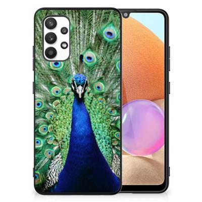 Samsung Galaxy A32 4G | A32 5G Enterprise Editie Dierenprint Telefoonhoesje Pauw