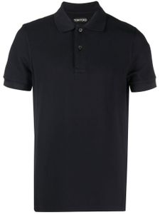 TOM FORD polo à manches courtes - Bleu