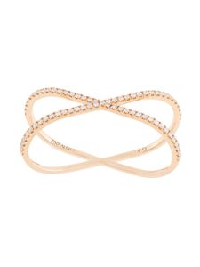 ALINKA 18kt rose gold KATIA DUO diamond two-finger ring - Or