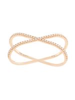 ALINKA 18kt rose gold KATIA DUO diamond two-finger ring - Or - thumbnail