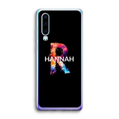 Abstract Spectrum: Huawei P30 Transparant Hoesje