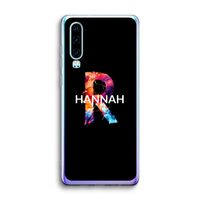 Abstract Spectrum: Huawei P30 Transparant Hoesje