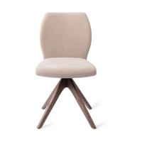 Jesper Home Ikata eetkamerstoel Sand Strand revolve oak walnut
