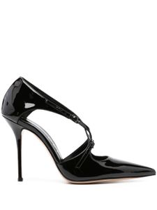 Casadei escarpins Anna 100 mm en cuir - Noir