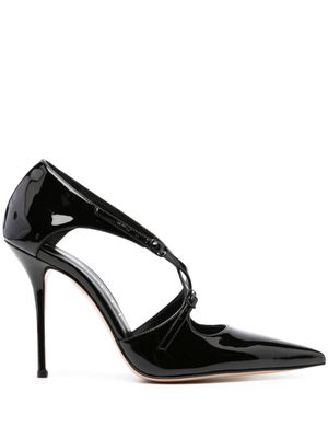 Casadei escarpins Anna 100 mm en cuir - Noir