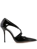 Casadei escarpins Anna 100 mm en cuir - Noir