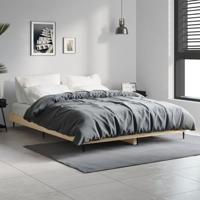 Bedframe zonder matras hout sonoma eikenkleurig 140x190 cm - thumbnail